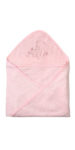 Soft ‘n’ Snuggly Bamboo Hooded Towel (Pink)
